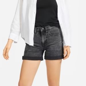 Everlane The Denim Short Size 25 Washed Black